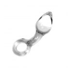Glasplug Classic mit Ring Farblos-10