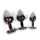 Glanzvoller Jewel Plug �Diamond Plug� | 3 Gr��en Anthrazit-07