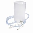 Irrigatorset mit Silikonschlauch 1 Liter Wei�-04