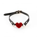 Knebel �Red Heart� Ballknebel mit rotem Herz | Vegan Rot-03
