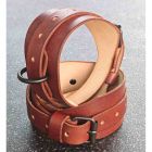SVARTKYST �Brunhald� � Lederfesseln braun Braun-37