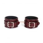 �Fu�fesseln Wine Red� aus Leder von �LiebeSeele� Bordeaux-33
