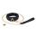 �LiebeSeele� Halsband Curved Collar mit Leine �Dark Secret� Schwarz-Gold-80