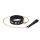 Halsband mit F�hrleine �Dark Secret� aus Leder �LiebeSeele� Schwarz-Gold-80