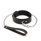 Halsband mit F�hrleine �Wild Gent� aus Leder �LiebeSeele� Braun-37