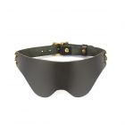 Augenmaske �Samurai� aus Leder von �LiebeSeele� Schwarz-08