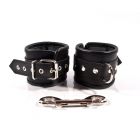 Handfesseln aus Leder - Classic Schwarz-08