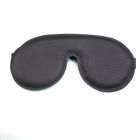 Leichte Augenmaske aus echtem Leder Schwarz-08