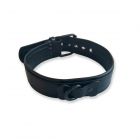 Halsband �Black Bone� in schwarzer Lederoptik Schwarz-08