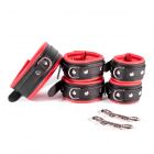 Fesselset �Pure BDSM� in unterschiedlichen Farben Schwarz-Rot-83