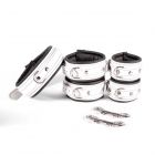 Fesselset �Pure BDSM� in unterschiedlichen Farben Schwarz-Wei�-84