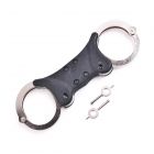 Starre Handschellen �Cuff Double Lock Rigid� Schwarz-Stahl-81