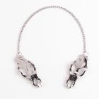 Brustklammern - Clover Clamps mit Kette, chrom Stahl-11