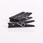 Stabile Buche-Holzklammer farbig lasiert 4er - Set Schwarz-08