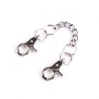 Gliederkette mit 2 Karabinern Stahl-11