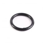 Kleiner runder Klickring-Karabiner aus Metall Schwarz-08