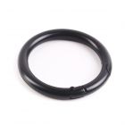 Runder Klickring-Karabiner aus Metall Schwarz-08