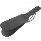 Doppelklatsche - Paddel aus Leder Schwarz-08