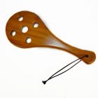 Heftiges Spanking-Paddel �Bullseye� aus Holz Braun-37