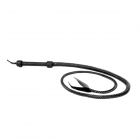 Bullwhip �Devious� aus geflochtenem Leder mit 2 Enden Schwarz-08
