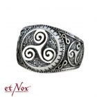 Herrenring Triskele aus Silber Silber-09