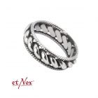 etNox Ring �Bondage Rope� aus Edelstahl Stahl-11