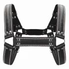 �Z SERIES Chest Bulldog Harness� Premium Leather Schwarz-08