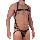 �Black Harness� for men von Manstore M2319 Schwarz-08