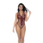 Mapal� Floral Fishnet Bodystocking | Bordeaux Bordeaux-33