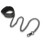 Halsband aus Neopren mit Kette Schwarz-08